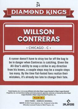 2022 Donruss - Liberty #24 Willson Contreras Back