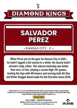 2022 Donruss - Red #9 Salvador Perez Back