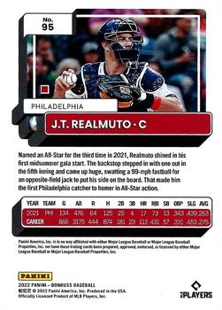 2022 Donruss - Red #95 J.T. Realmuto Back