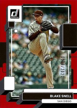 2022 Donruss - Red #146 Blake Snell Front