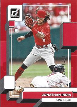 2022 Donruss - Red #153 Jonathan India Front