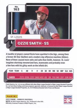 2022 Donruss - Red #163 Ozzie Smith Back