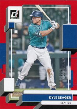 2022 Donruss - Red #221 Kyle Seager Front