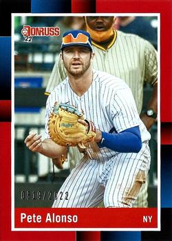 2022 Donruss - Red #247 Pete Alonso Front