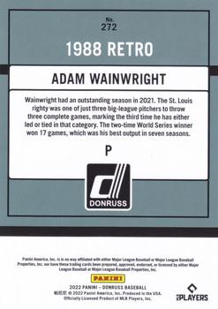 2022 Donruss - Red #272 Adam Wainwright Back