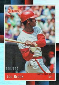 2022 Donruss - Career Stat Line #277 Lou Brock Front