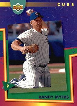 1993 Upper Deck Fun Pack #83 Randy Myers Front