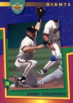 1993 Upper Deck Fun Pack #103 Robby Thompson Front
