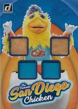 2022 Donruss - The Famous San Diego Chicken Material #SDCM-TG The Famous San Diego Chicken Front