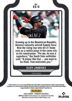2022 Donruss - Elite Series Diamond #ES-9 Eloy Jimenez Back