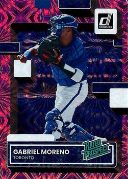 2022 Donruss - Rated Prospects Pink Fireworks #RP-4 Gabriel Moreno Front