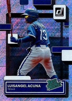 2022 Donruss - Rated Prospects Rapture #RP-9 Luisangel Acuna Front