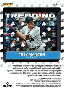 2022 Donruss - Trending #T-11 Trey Mancini Back