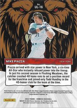 2022 Donruss - Unleashed #UL-16 Mike Piazza Back