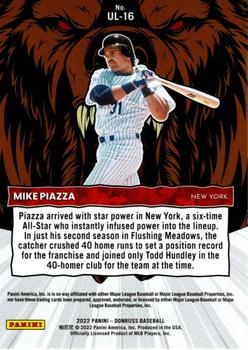 2022 Donruss - Unleashed Vector #UL-16 Mike Piazza Back