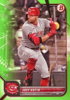 2022 Bowman - Neon Green #1 Joey Votto Front