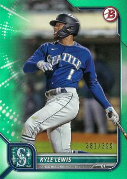 2022 Bowman - Neon Green #86 Kyle Lewis Front