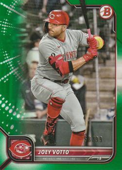 2022 Bowman - Green #1 Joey Votto Front