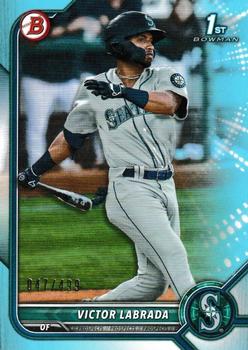 2022 Bowman - Prospects Sky Blue #BP-150 Victor Labrada Front