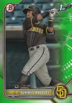2022 Bowman - Prospects Neon Green #BP-32 Euribiel Angeles Front