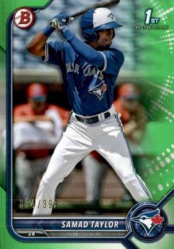 2022 Bowman - Prospects Neon Green #BP-92 Samad Taylor Front
