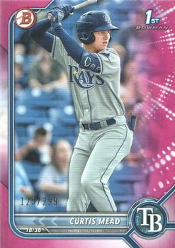 2022 Bowman - Prospects Fuchsia #BP-10 Curtis Mead Front