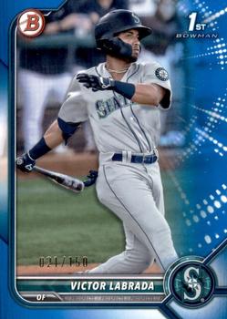 2022 Bowman - Prospects Blue #BP-150 Victor Labrada Front