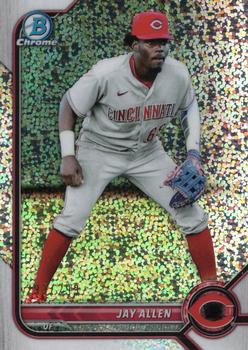 2022 Bowman - Chrome Prospects Speckle Refractor #BCP-114 Jay Allen Front