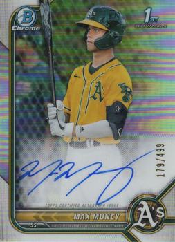 2022 Bowman - Chrome Prospect Autographs Refractor #CPA-MMU Max Muncy Front