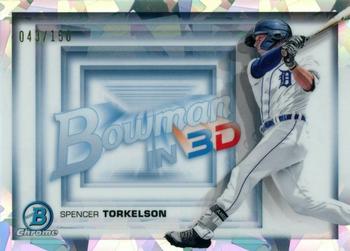 2022 Bowman - Bowman in 3D Atomic Refractor #B3D-11 Spencer Torkelson Front