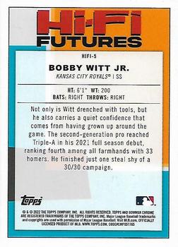 2022 Bowman - Hi-Fi Futures #HIFI-5 Bobby Witt Jr. Back