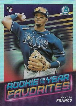 2022 Bowman - Rookie of the Year Favorites #ROYF-1 Wander Franco Front