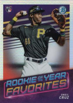 2022 Bowman - Rookie of the Year Favorites #ROYF-5 Oneil Cruz Front