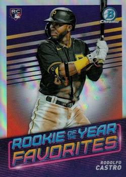 2022 Bowman - Rookie of the Year Favorites #ROYF-12 Rodolfo Castro Front