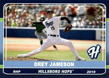 2019 Grandstand Hillsboro Hops #NNO Drey Jameson Front