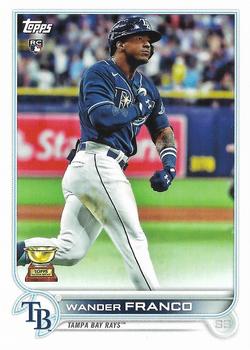2022 Topps Tampa Bay Rays #TB-1 Wander Franco Front