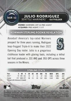 2022 Bowman Sterling #BSR-32 Julio Rodriguez Back