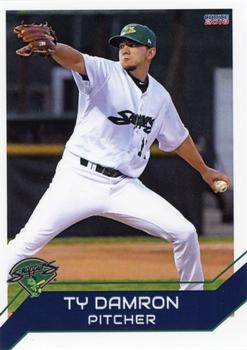 2018 Choice Beloit Snappers #09 Ty Damron Front