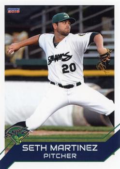 2018 Choice Beloit Snappers #19 Seth Martinez Front