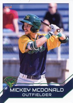 2018 Choice Beloit Snappers #20 Mickey McDonald Front