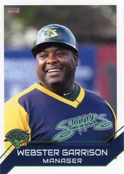 2018 Choice Beloit Snappers #28 Webster Garrison Front