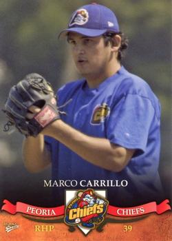 2007 MultiAd Peoria Chiefs Update #7 Marco Carrillo Front