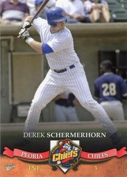 2007 MultiAd Peoria Chiefs Update #25 Derek Schermerhorn Front