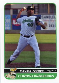 2012 Grandstand Clinton LumberKings Update 1 #NNO Mayckol Guaipe Front