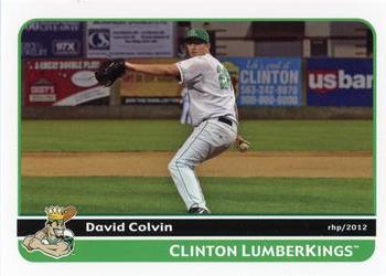 2012 Grandstand Clinton LumberKings Update 3 #NNO David Colvin Front