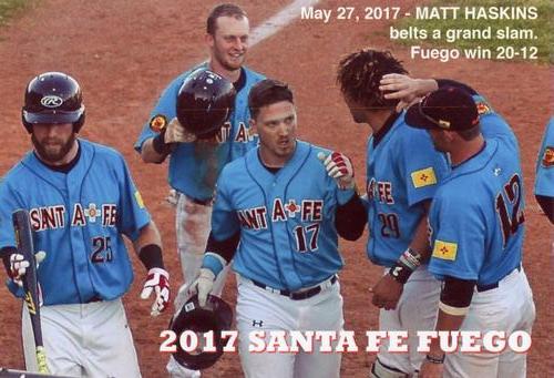 2017 Santa Fe Fuego Postcards #NNO Matt Haskins Front