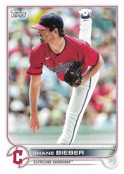 2022 Topps Cleveland Guardians #CLE-2 Shane Bieber Front