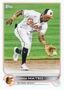 2022 Topps Baltimore Orioles #BAL-12 Jorge Mateo Front