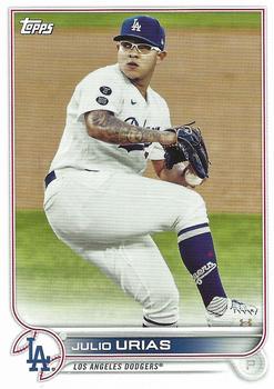 2022 Topps Los Angeles Dodgers #LAD-4 Julio Urias Front
