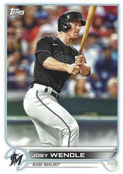 2022 Topps Miami Marlins #MIA-3 Joey Wendle Front